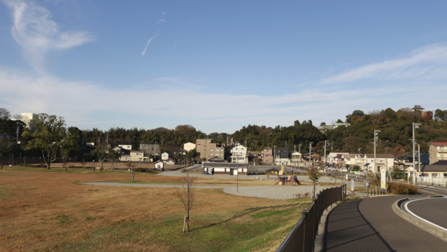 犬山城第2駐車場横の内田防災公園