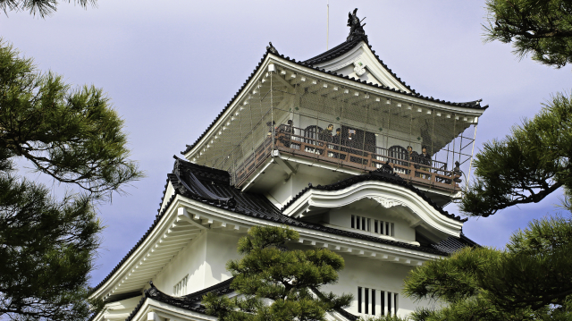 富山城模擬天守