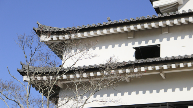 犬山城天守の2階部分アップ